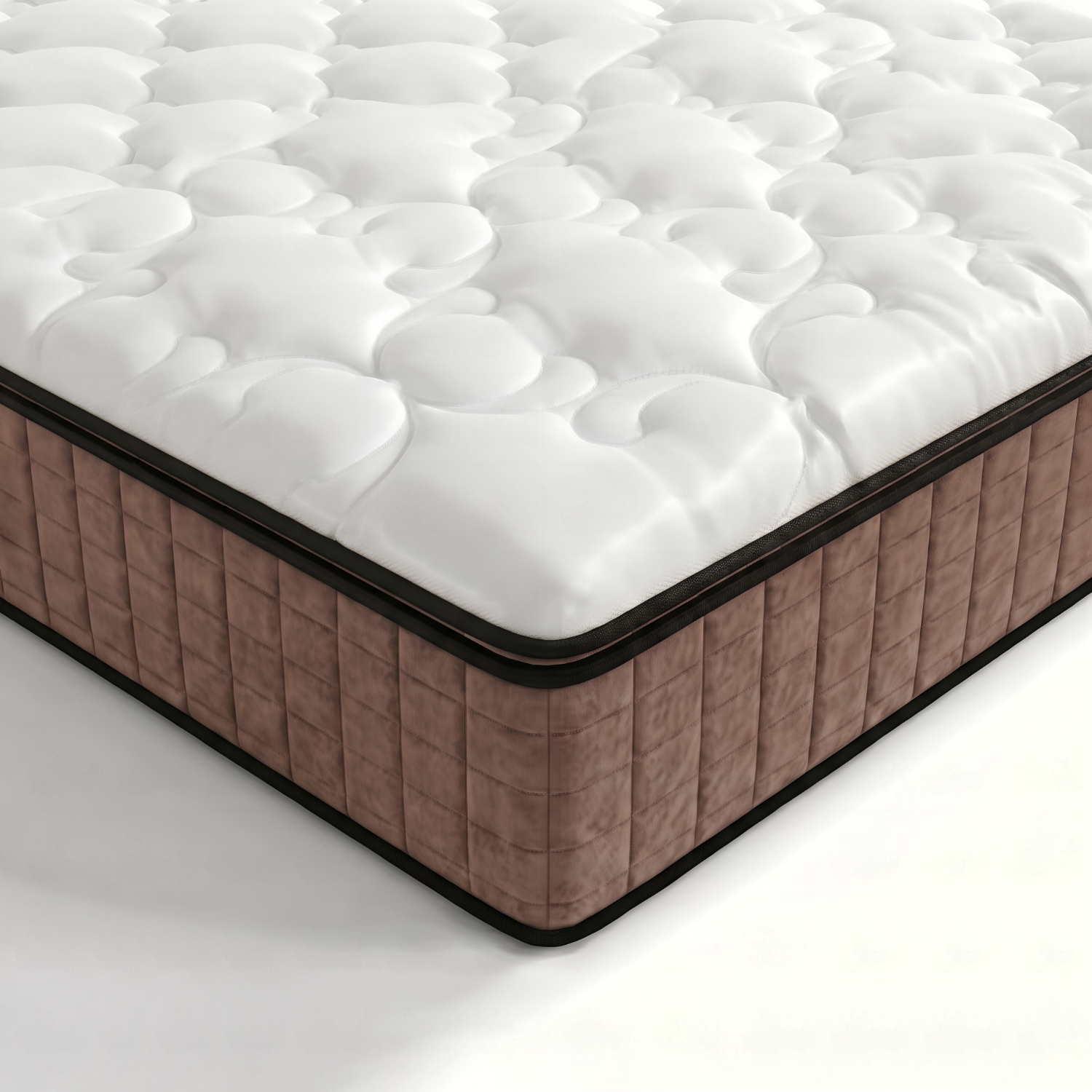 Матрас пружинный Rashell Silver Soft 140 х 200 см, чехол Стрейчевый жаккард Lux